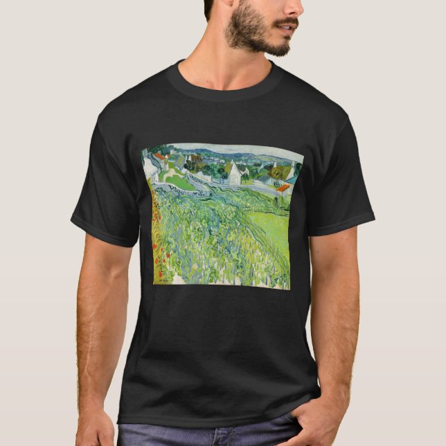 T-shirt Vincent van Gogh - Vignobles à Auvers (Devant)