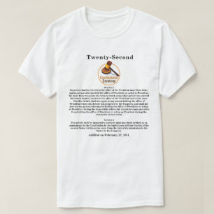 T-shirt Vingt-deuxième (22e) amendement constitutionnel