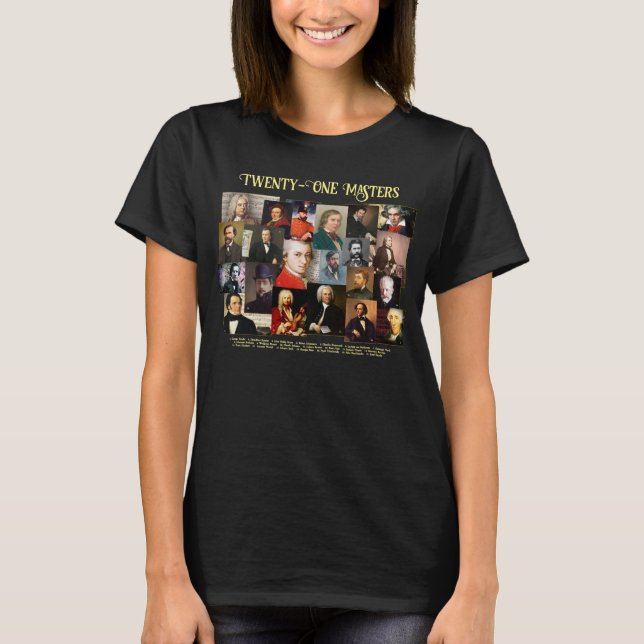 T-shirt Vingt et un maîtres (Devant)