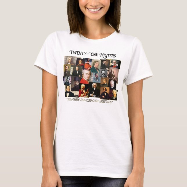 T-shirt Vingt et un maîtres (Devant)