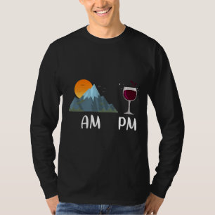 T-shirt Vins de randonnée Am Pm Mountains Alpinisme