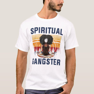 T-shirt Vintag spirituel Gangsta