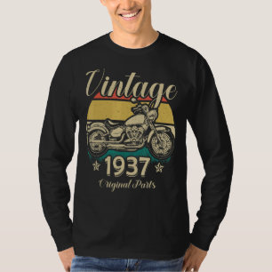 T-shirt Vintage 1937 Pièces d'origine Motorcycle Rider