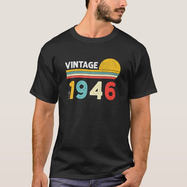 T-shirt Vintage 1946 (Devant)