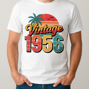 T-shirt Vintage 1950 Limited Edition Hommes Femmes Anniver