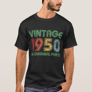 T-shirt Vintage 1950 Toutes les pièces originales 74e cade