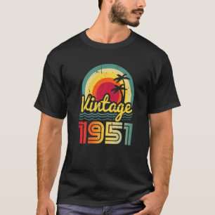 T-shirt Vintage 1951 71 ans Homme et femme 71e naissance