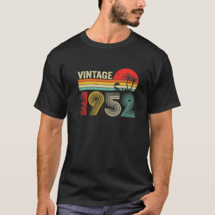 T-shirt Vintage 1952 Perturbé 70E Anniversaire 70 Ans Bei