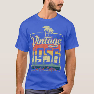 T-shirt Vintage 1956 66e Cadeaux d'anniversaire 66 Année d