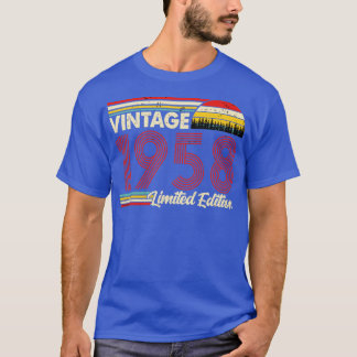 T-shirt Vintage 1958 Birthday Shirt Limited Edition 1958 B