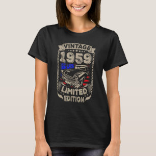 T-shirt Vintage 1959 63ème Anniversaire De 63 Ans Pour Gra