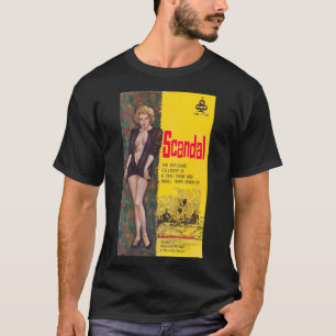 T-shirt Vintage 1960 Softcore Sleaze Paperback Couverture 