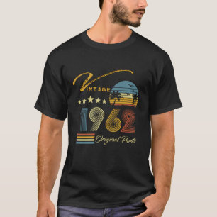 T-shirt Vintage 1962 Limited Edition Anniversaire original