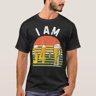 T-shirt Vintage 1964 Boire Bière Heureux 55 Ans