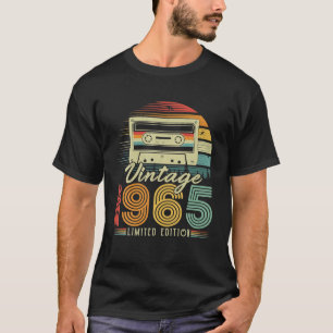 T-shirt Vintage 1965 Cassette rétro 1965 61e anniversaire