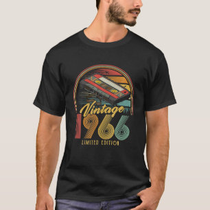 T-shirt Vintage 1966 Cassette rétro 1966 60e anniversaire 