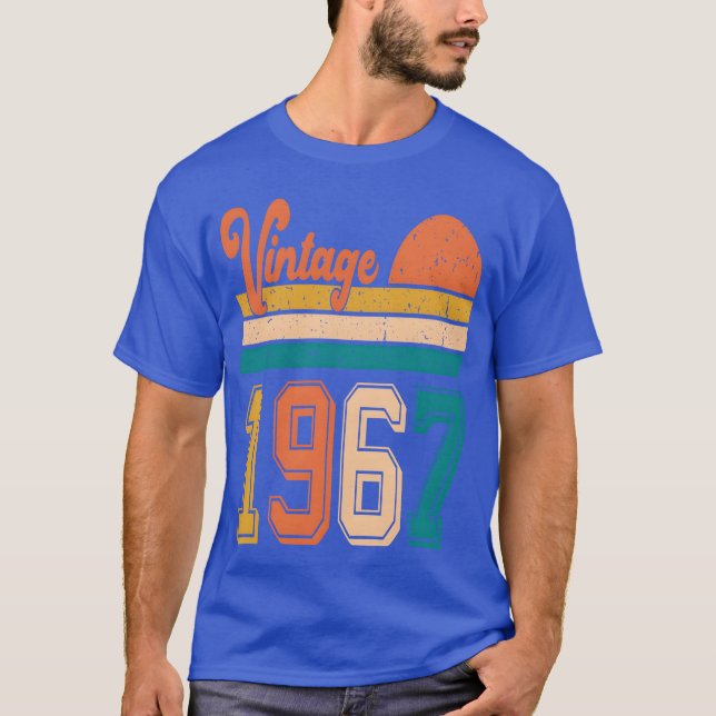 T-shirt Vintage 1967 birthday gift vintage (Devant)