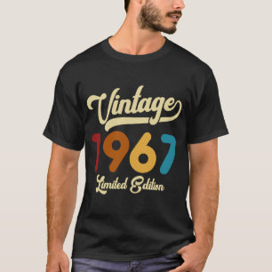 T-shirt Vintage 1967 Limited Edition 57e anniversaire