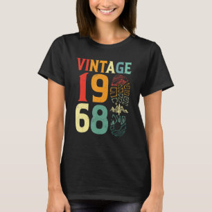 T-shirt Vintage 1968 54 Anniversaire Randonnée de camping