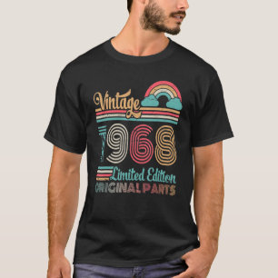 T-shirt Vintage 1968 Ltd Edition Pièces originales 54 ans 