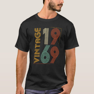 T-shirt Vintage 1969 54e anniversaire pour hommes femmes 5