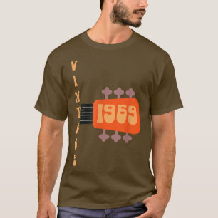 T-shirt Vintage 1969 Music Festival Guitare 1969 Anniversa