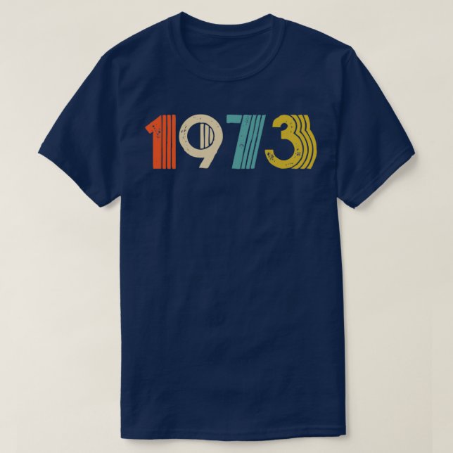 T-shirt Vintage 1973 45e anniversaireTShirt (Design devant)