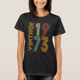 T-shirt Vintage 1973 50e anniversaire pour hommes femmes 5