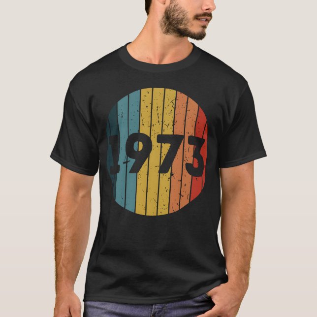 T-shirt Vintage 1973 Retro gift (Devant)