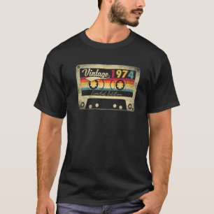 T-shirt Vintage 1974 48E Anniversaire Cadeau Édition Limit