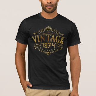 T-shirt Vintage 1974 Original Parts Limited Edition