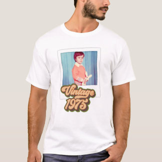 T-shirt Vintage 1975 50th Birthday Photo