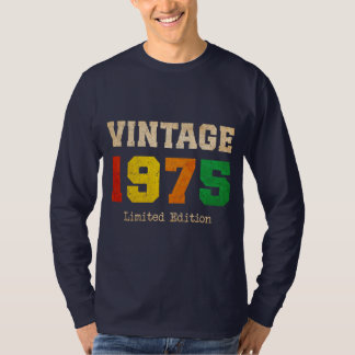 T-shirt Vintage 1975 Limited Edition - 50e anniversaire Re