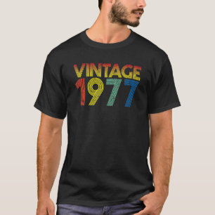 T-shirt Vintage 1977 45e anniversaire pour hommes et femme
