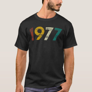 T-shirt Vintage 1977 - Retro 40E T Don 40 Ans