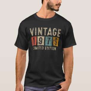 T-shirt Vintage 1979 Limited Edition Cadeau 41e Anniversai