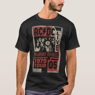 T-shirt Vintage 1979 Rock & Roll Concert Tour Poster