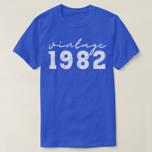 T-shirt Vintage 1982 17 (Design devant)