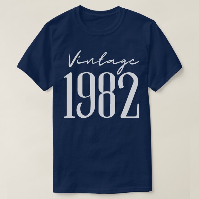 T-shirt Vintage 1982 2 (Design devant)