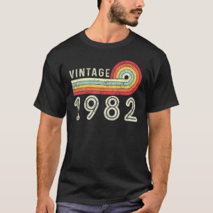 T-shirt Vintage 1982 40e anniversaire 40 ans 37