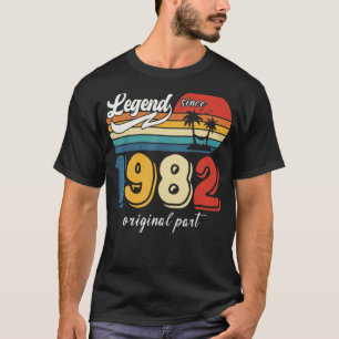 T-shirt Vintage 1982 40e anniversaire Parties originales 7