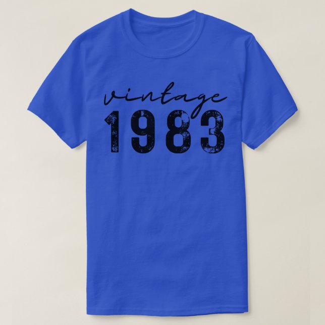 T-shirt Vintage 1983 22 (Design devant)