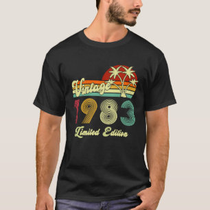 T-shirt Vintage 1983 40 ans 40e anniversaire