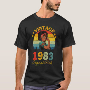 T-shirt Vintage 1983 Fait En 1983 40e Anniversaire 40 Anni