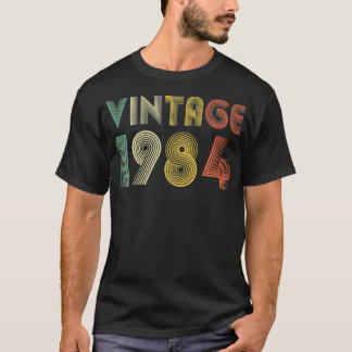 T-shirt Vintage 1984 Rétro 38e anniversaire Hommes Femmes