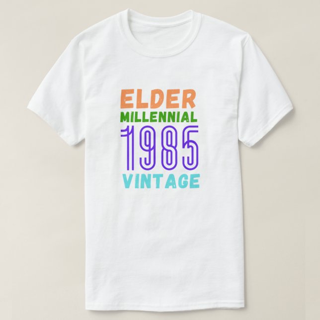 T-shirt Vintage 1985 (Design devant)