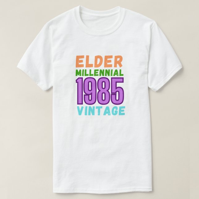 T-shirt Vintage 1985 (Design devant)