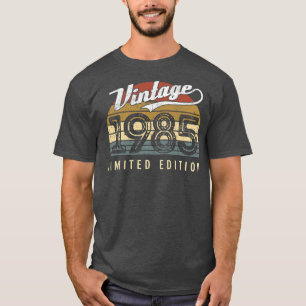 T-shirt Vintage 1985 Edition limitée 37 ans 37e