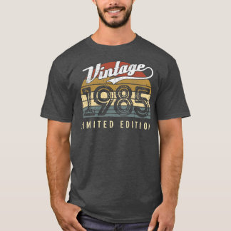 T-shirt Vintage 1985 Edition limitée 37 ans 37e
