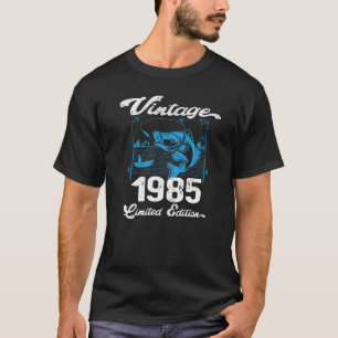 T-shirt Vintage 1985 Pêcheurs de 37 ans Birthda